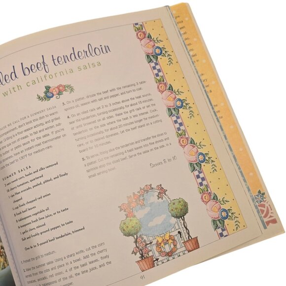 Mary Engelbreits Dining Out Cookbook 2001 Recipe Book Kitchen Collectible - Picture 14 of 16